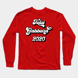 Tulsi Gabbard 2020 Retro Grunge Long Sleeve T-Shirt
